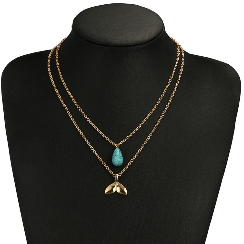 Vintage Geometric Necklace - Picture 2 of 4
